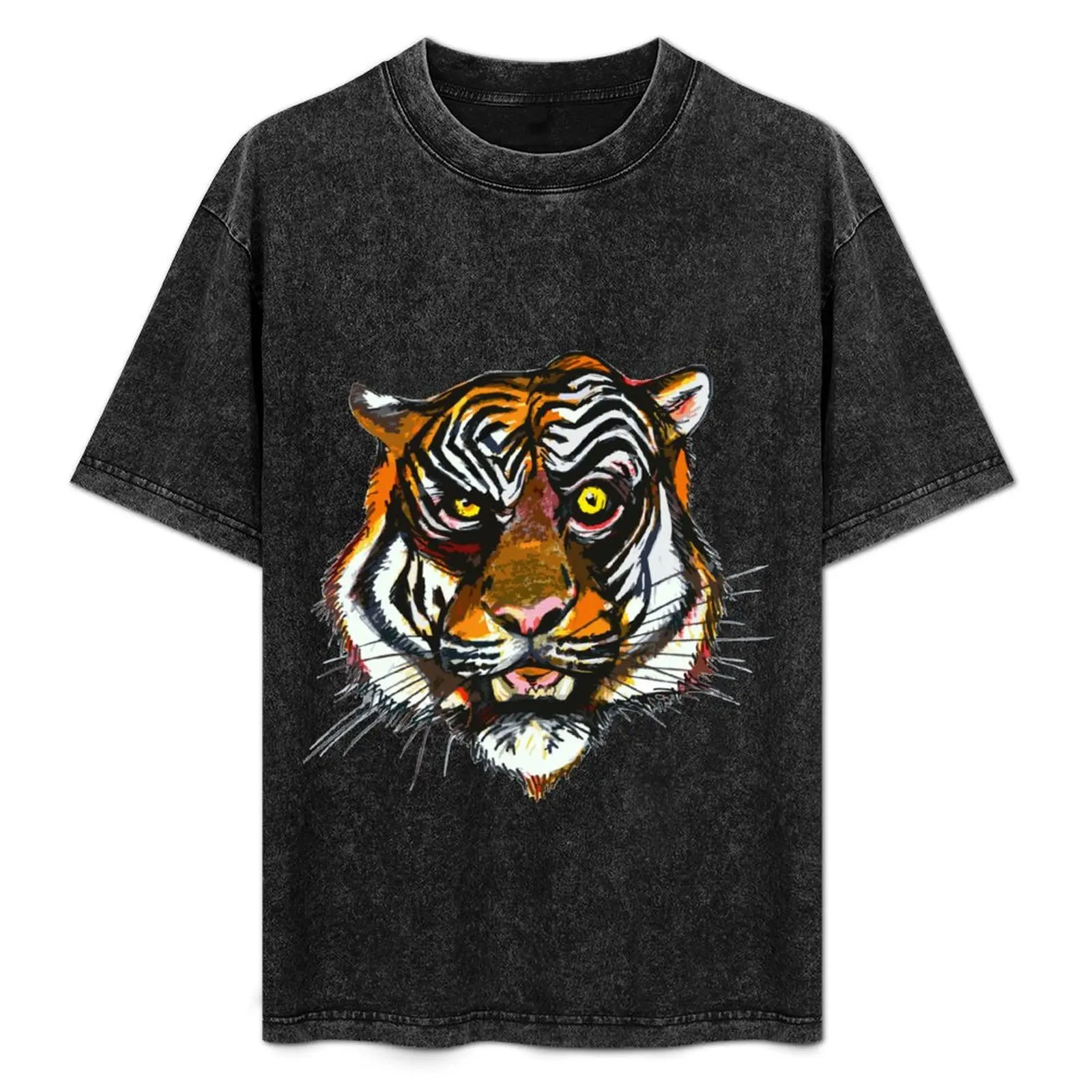 

Smart Tiger T-Shirt Large Size Soft Cotton T-Shirt