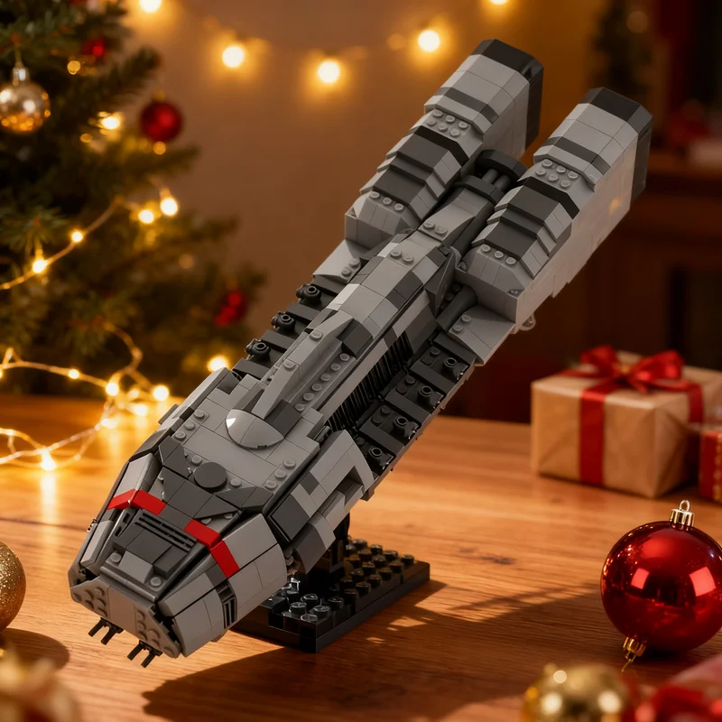 1038pcs MOC Battlestar Galactica Ranger Class Model Building Blocks Construction Christmas Gift Toys Education Assemble Creative