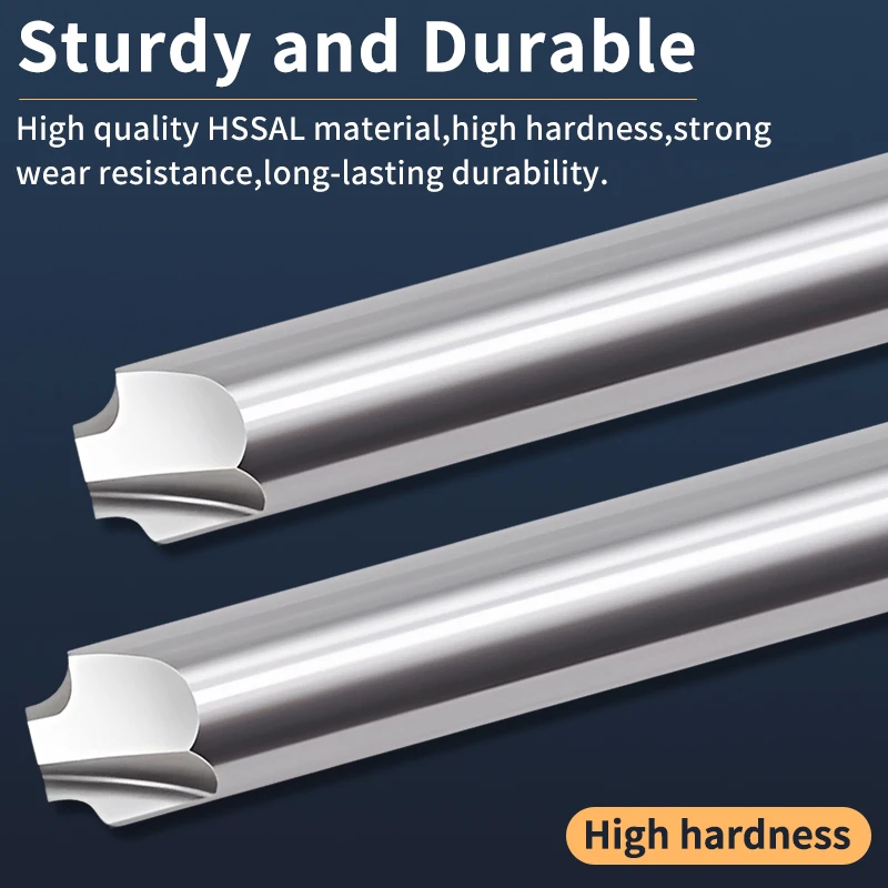 ZUANTONG 1PCS HSS internal R cutter Corner Rounding End Mill R Angle Fillet Radius Quarter Circle Cutter R1-R12.5 Machine Tool