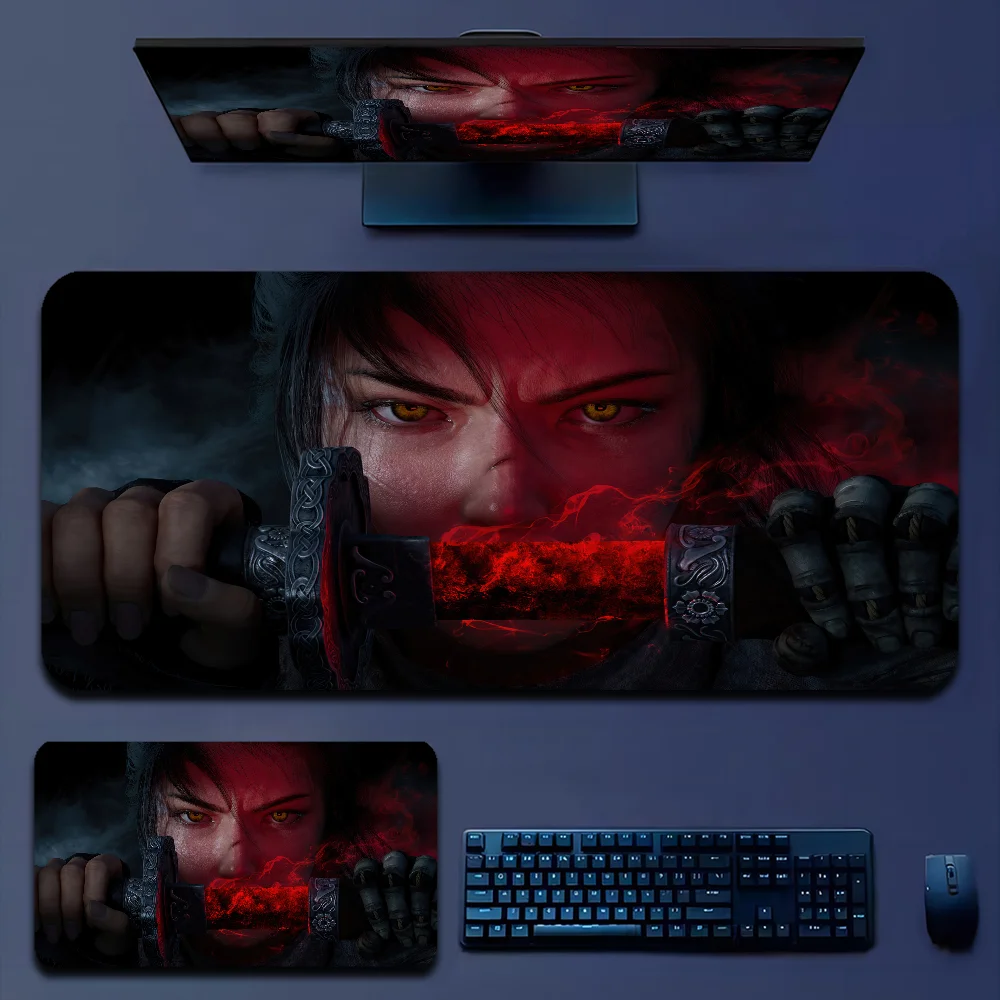 SEKIROShadows Gaming Mousepad para Menino, Borracha Natural, Tapete de Mesa, Tamanho para Gameing World of Tanks, CS GO, Zelda, Jogo Quente