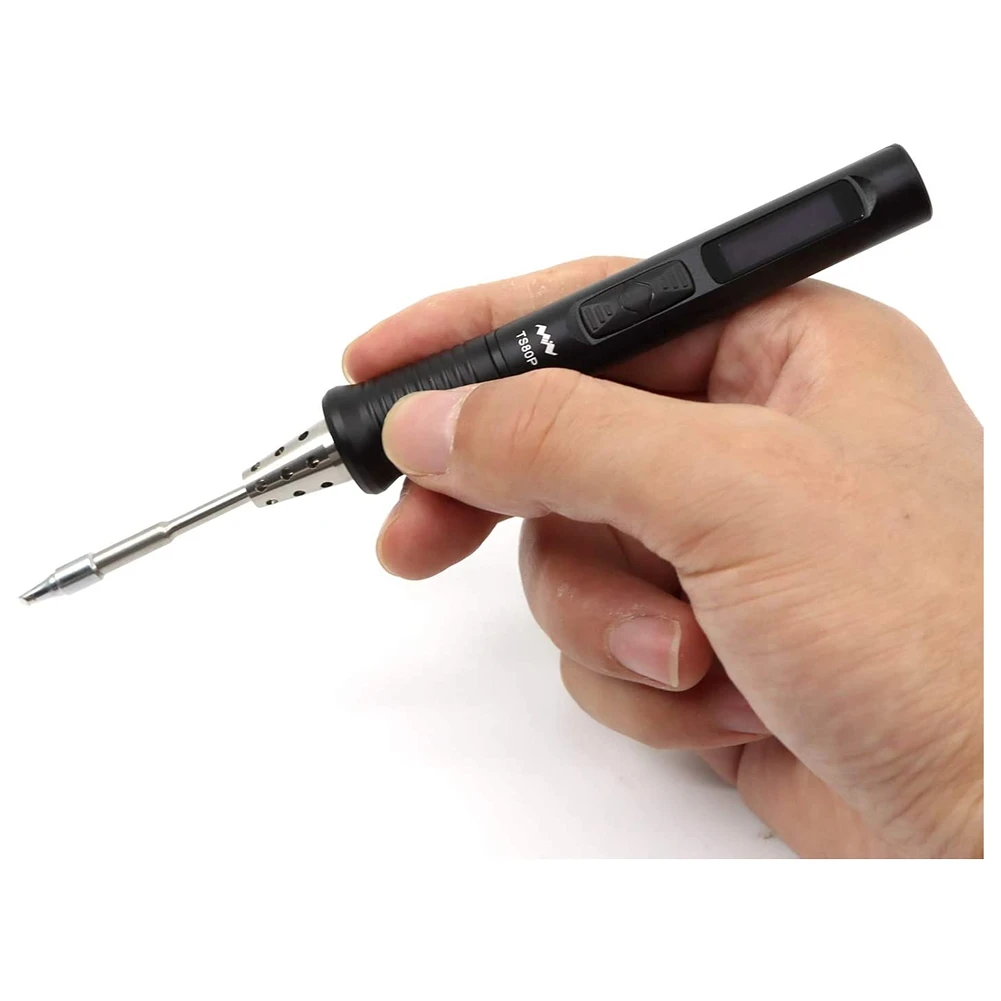 AD41-TS80P Digital LCD Soldering Iron Tips Mini Replacement Welding TS-B02 Tip Soldering Iron