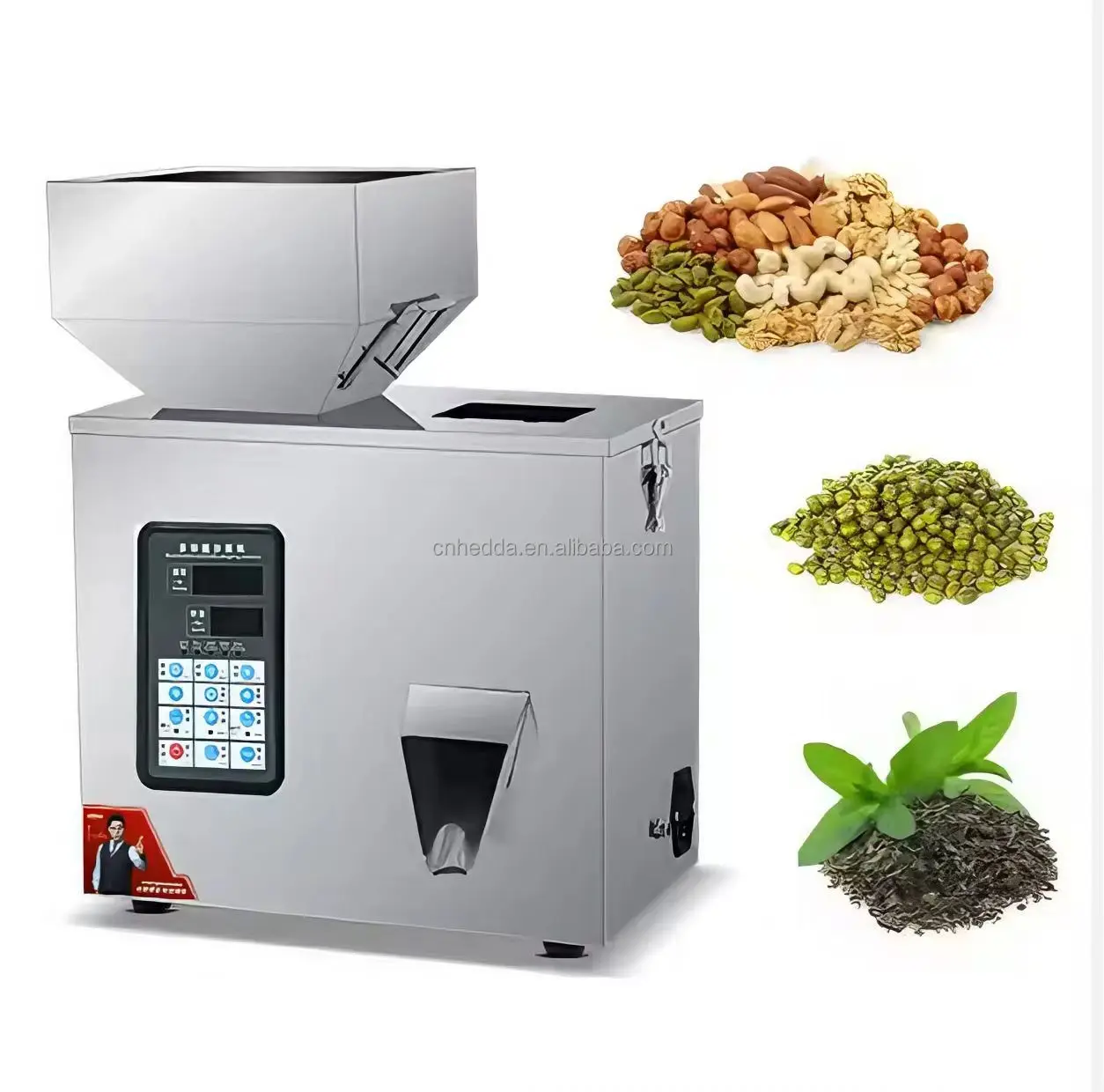 Automatic Electric Tea Seeds Grains Food Packing Machine Digital Control Weight Grain Filling Machine Plastic Bags/Pouch/Cartons