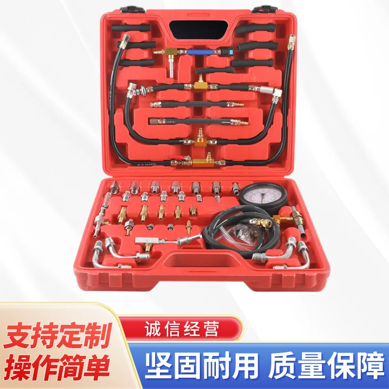 Automotive Air Conditioner Gasoline Pressure Gauge Engine Oil Fuel Detection Repair