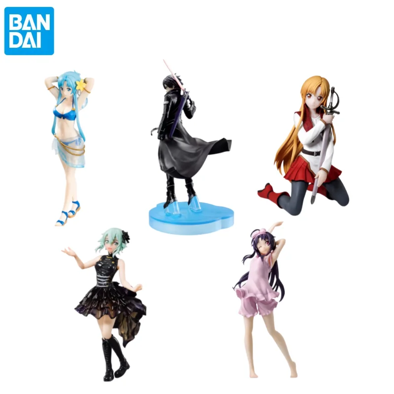 Bandai In Stock Original Box Garage Kit Sword Art Online Asuna Kirigaya Kazuto Anime Characters Collectible Action Figure Statue