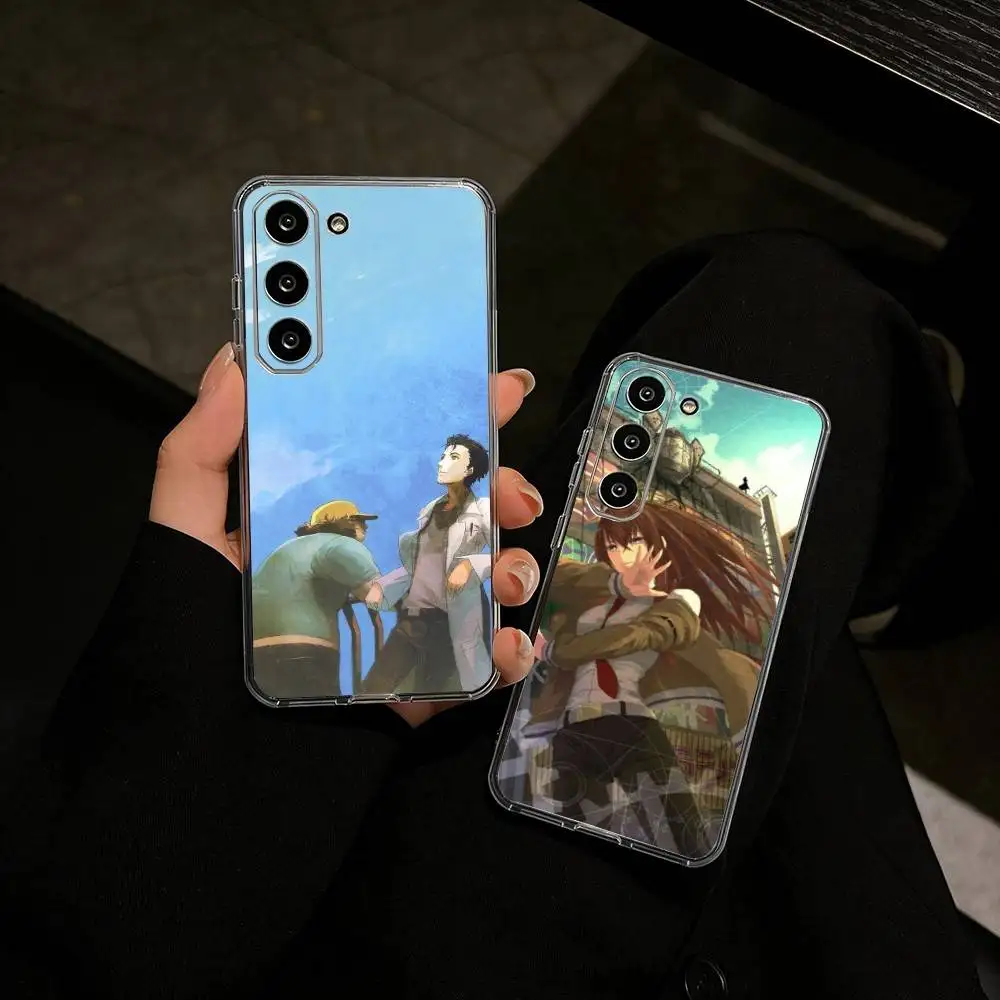 Cool S-Steins G-Gate Phone Case For Samsung Galaxy A91,80,73,72 ,71,53,52,32 ,31,22,21s,20,Transparent Case