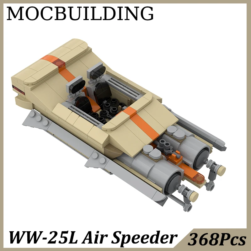 WW-25L Air Speeder Car Model Vehicle MOC Building Block Bricks Toys for Kids Birthday Gift