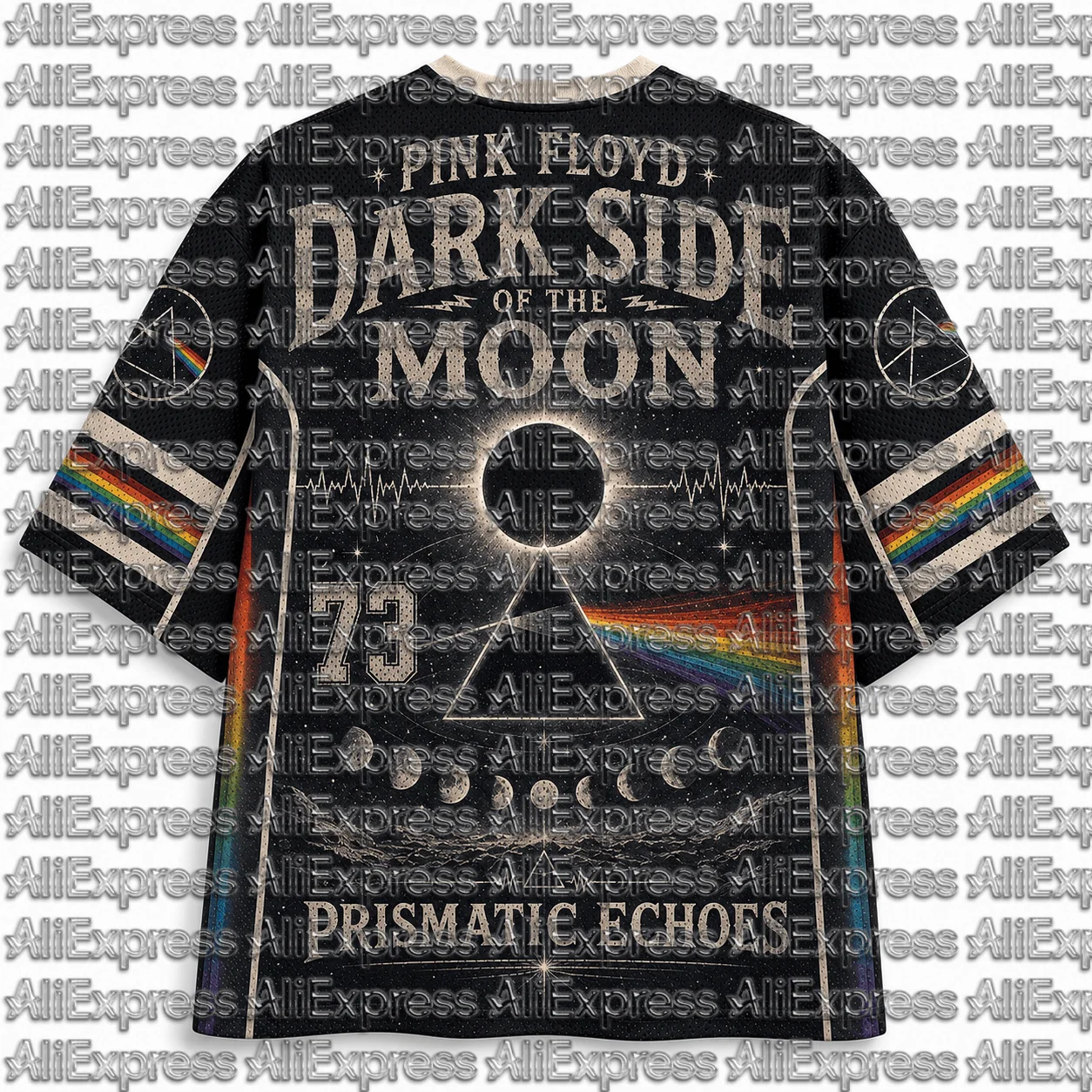2026 Popular 80s Themed Sports Fashion Short Sleeved V-neck Mesh Streetwear Retro Band Movie Game Fan Gift T-shirt
