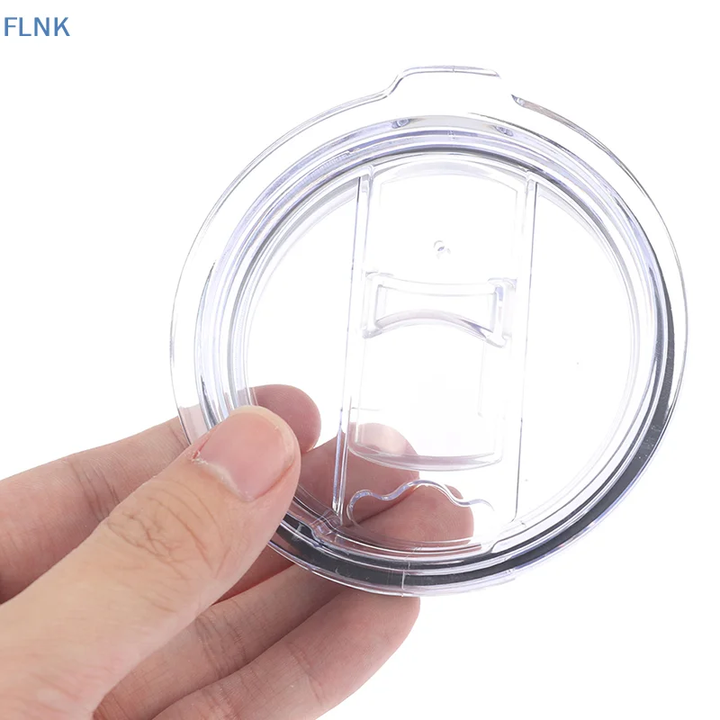 【KC】【AN】Food Grade PP 20/30 Ounce Splash Spill Proof Clear Mugs Cups Lid For Tumbler Cup