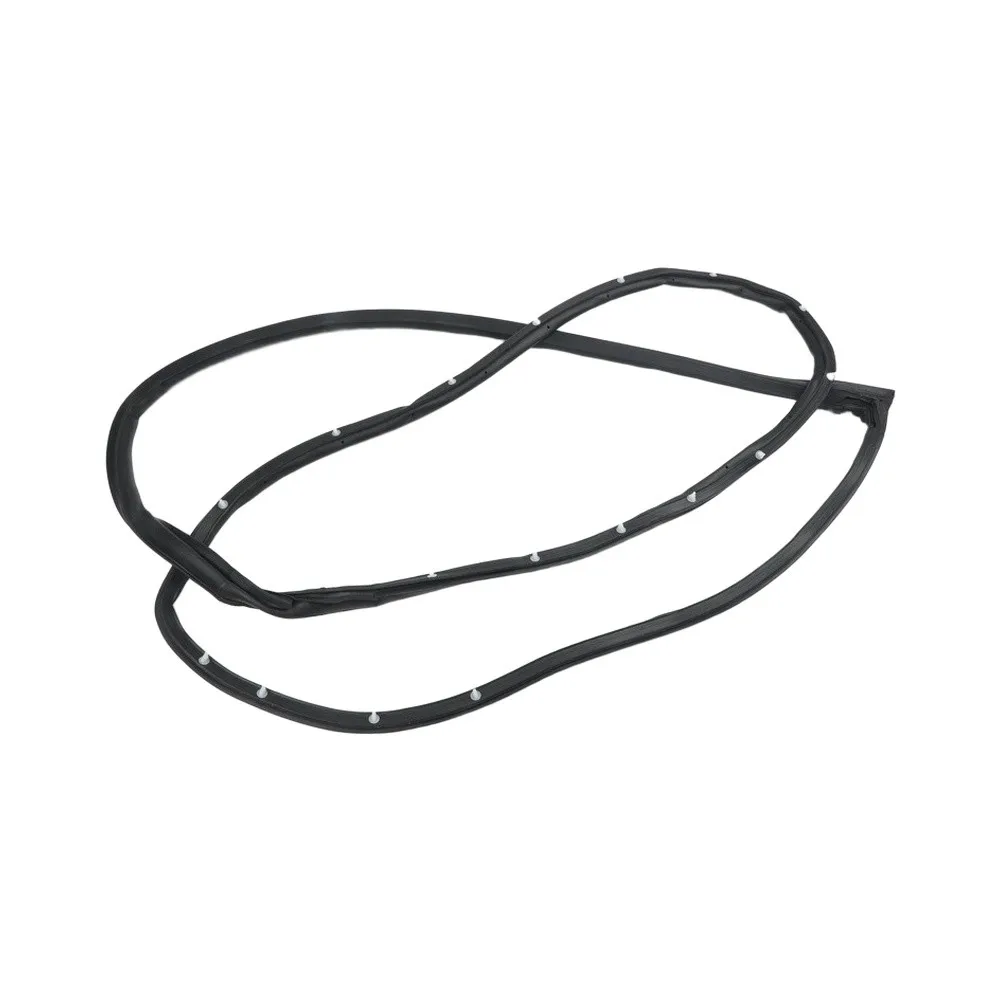 Black ABS Front Left Door Weatherstrip for Toyota For Land Cruiser 1998-2007 OEM Number 67862-60101 Exact Match