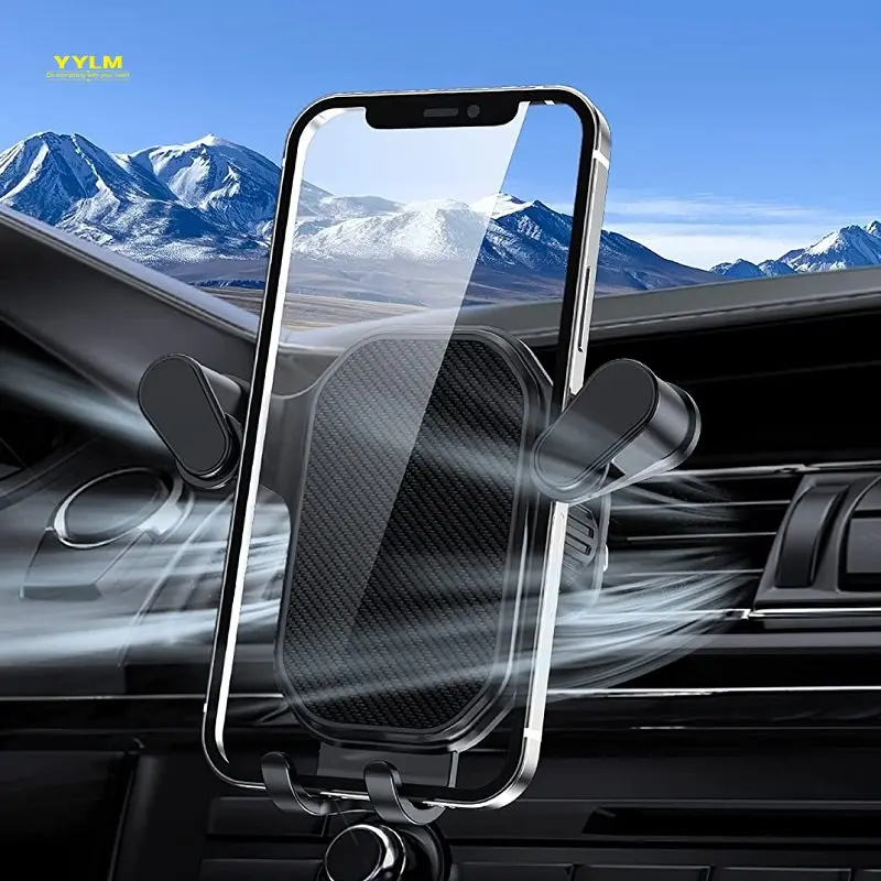 Universal Car Air Vent คลิป Mount 17 มม.ฐานสําหรับผู้ถือโทรศัพท์มือถือ Car Air Outlet Hook สําหรับโทรศัพท์มือถือ GPS Bracket