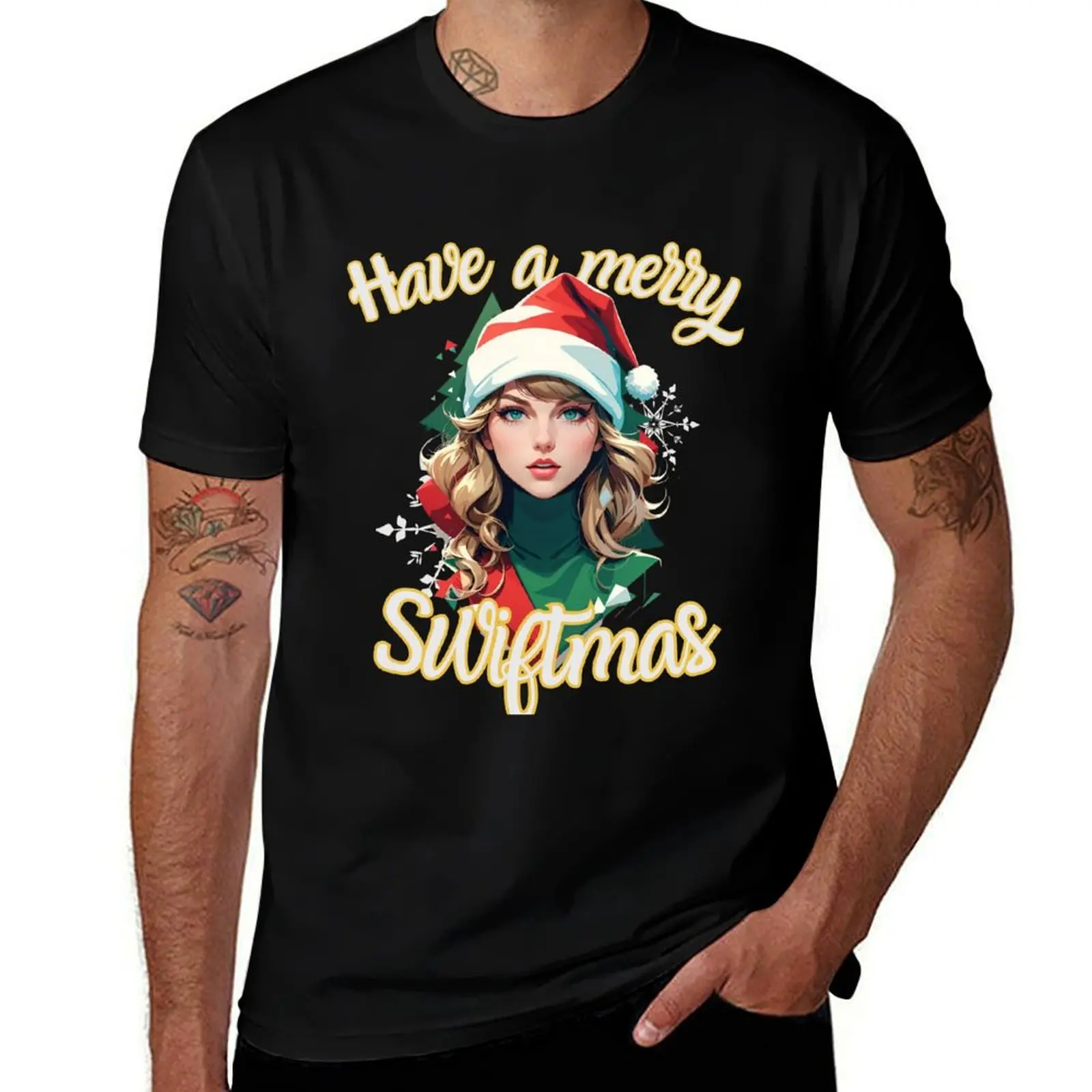 Swiftie Chistmas Swiftmas T-Shirt vintage clothes animal prinfor boys anime plain t shirts men