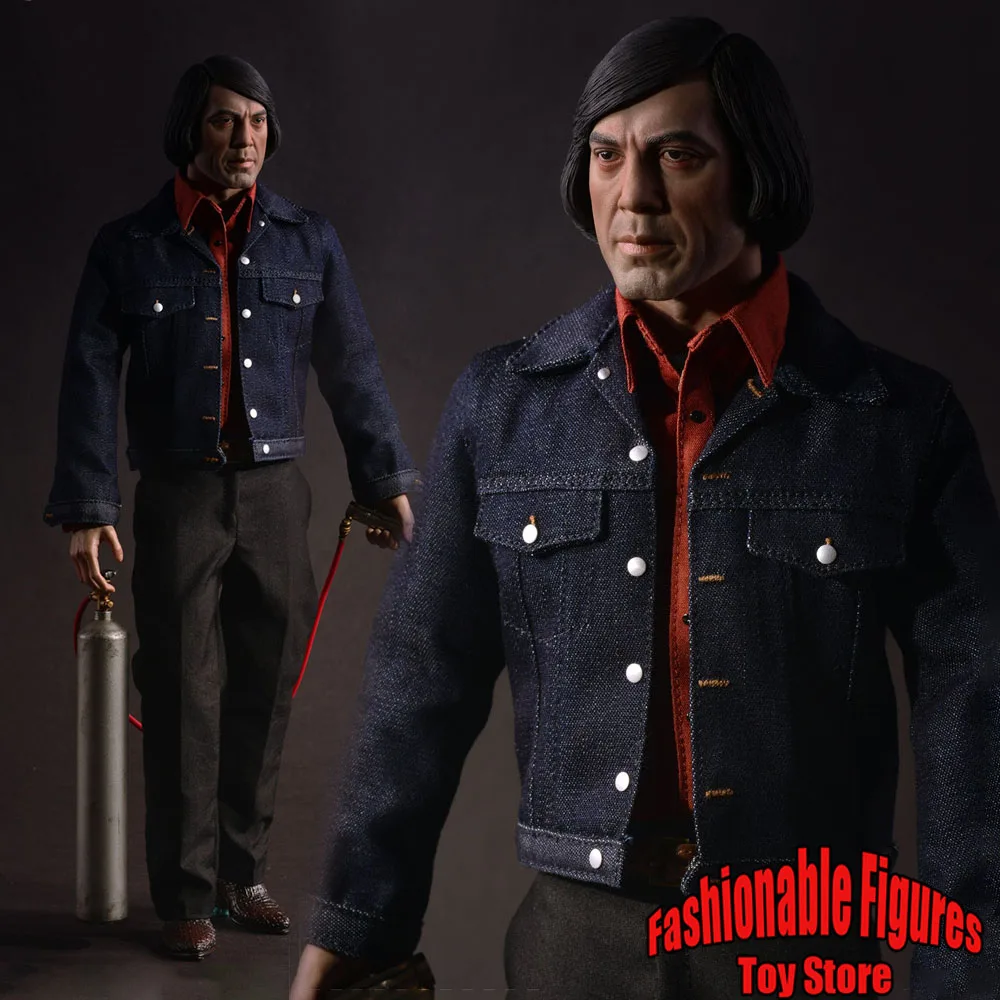 Dark Toys DTM002 1/6 Men Soldier Full Set Killer Anton Javier Bardem 12 Inches Action Figure Model For Fans Collection Gifts