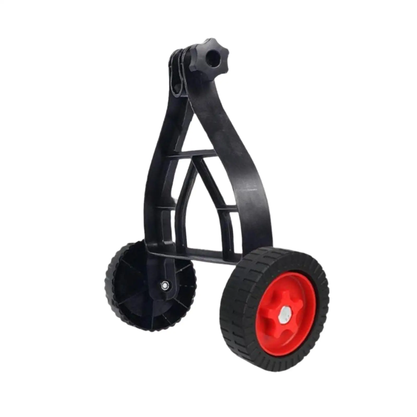 Weed Trimmer Support Wheel for Walk Behind Lawn Mower Adjustable Height Garden Trimming Accessory 24mm Shaft Tube