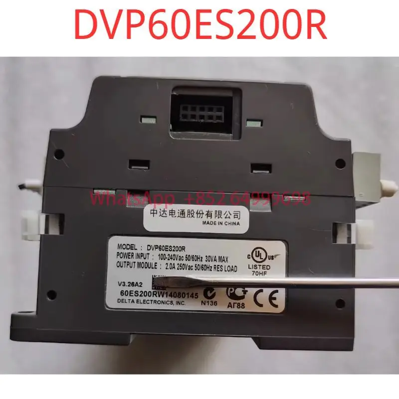 Second-hand test OK DVP60ES200R Delta PLC controllable programmer DVP60ES200R