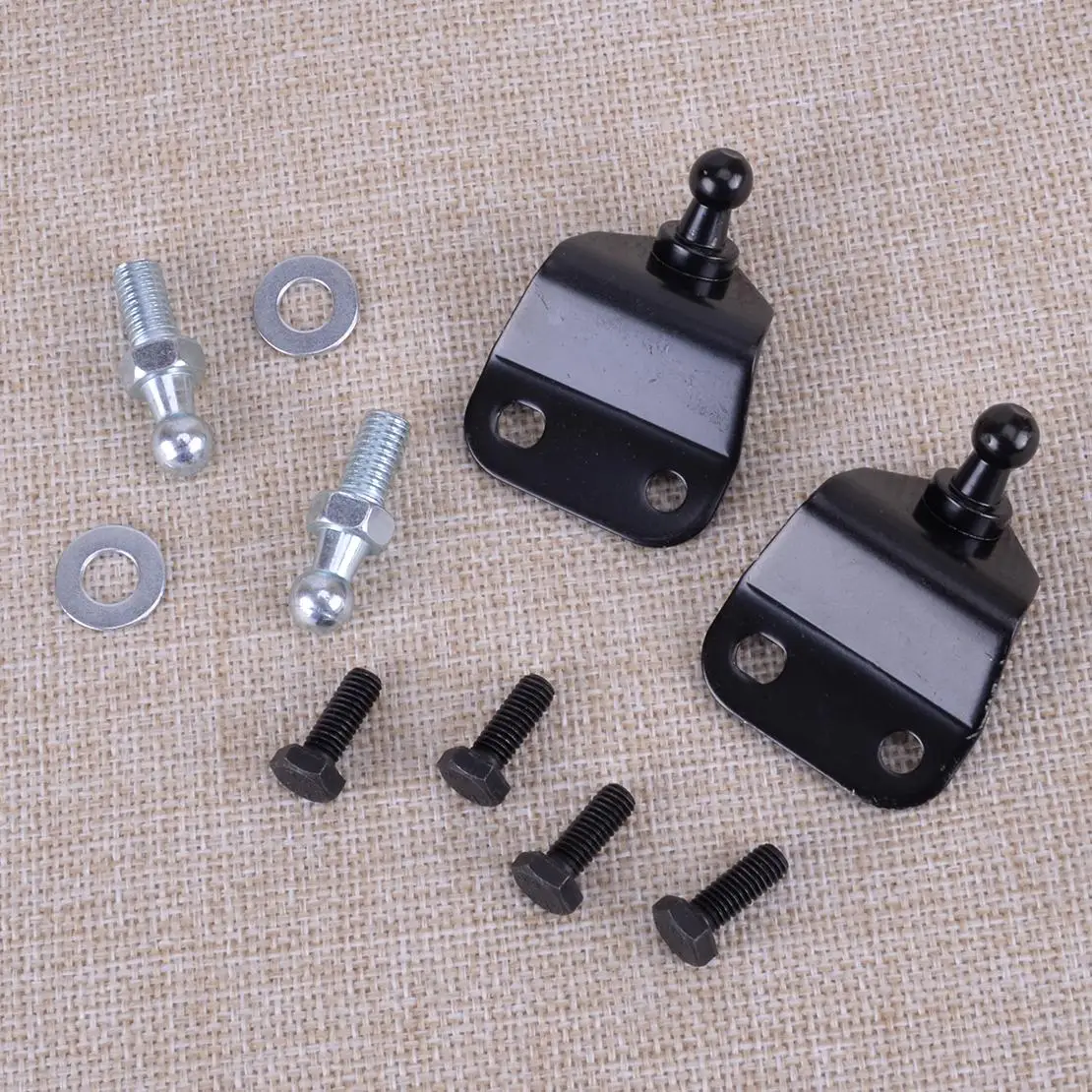 2 Sets Gas Strut End Mounting Bracket Support Ball Pin Stud Bolt Fitting New for Car Bonnet Hood Tailgate