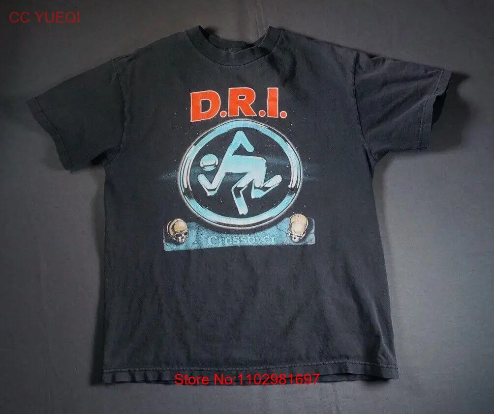 DRI Shirt Mens Medium Y2k Dirty Rotten Imbeciles Hardcore Punk Band Thrashed