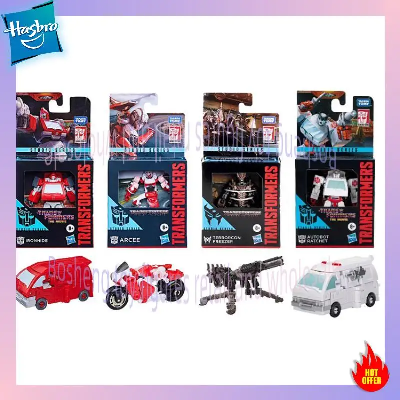 In Stock Hasbro Transformed Toys Classic Toys Studio Series Core Class Arcee Action Figure Robot Toy Collectibles Gifts Hobbies