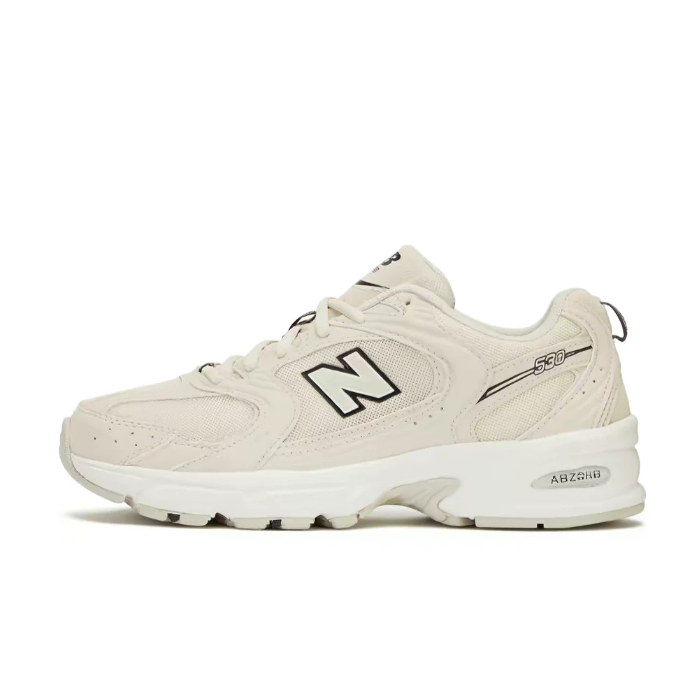New Balance NB530 Unisex Low-Top Casual Running Shoes  Beige, Retro Cushioning, Breathable, Comfortable & D Width MR530SH