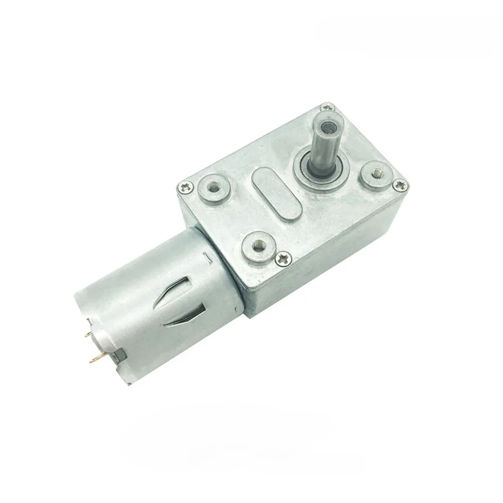 JGY - 370 DC Worm Geared Motor with Self - lock, 6V/12V/24V Reversed Reducer, Mini Low - speed Electric Motor