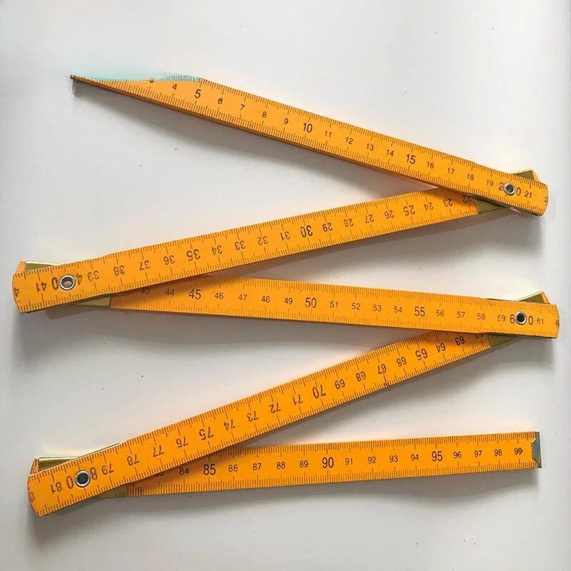 

Teaching Measurement Tools Ten Foot Wooden Ruler Full Length Meter Line Ding Old Sle Nostaic Measuring Tape