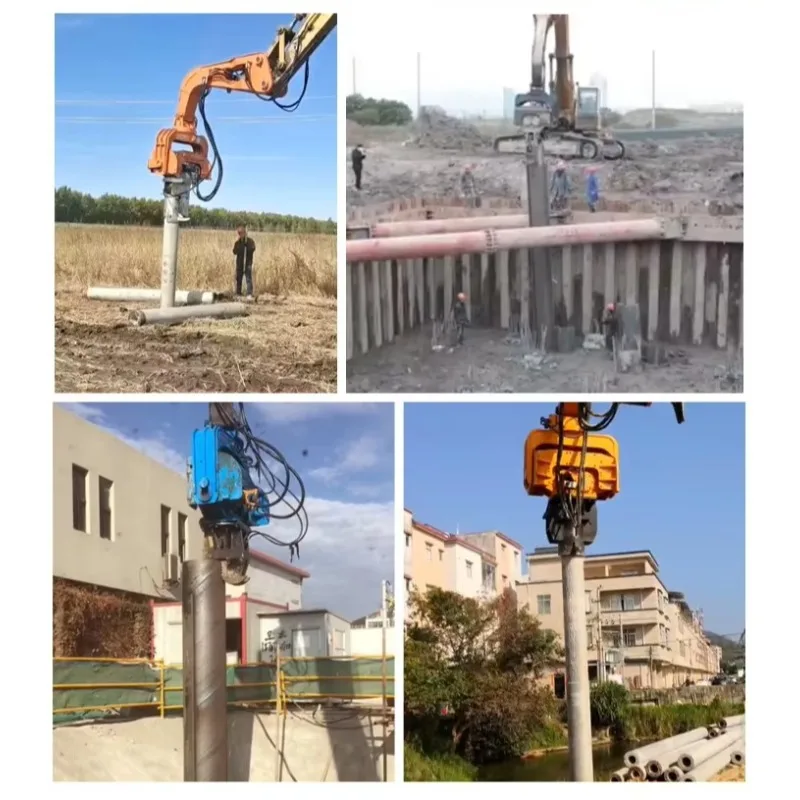 

Hydraulic Vibratory Excavator Sheet Pile Driver Vibro Hammer For 20 Ton Excavator Hydraulic Vibratory Hammer Driver