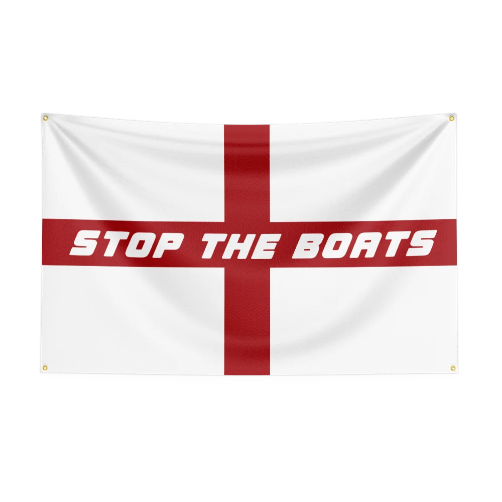 المملكة المتحدة المملكة المتحدة بريطانيا إنجلترا الصليب الأحمر وقف القوارب العلم البوليستر الطباعة الرقمية راية الديكور نسيج