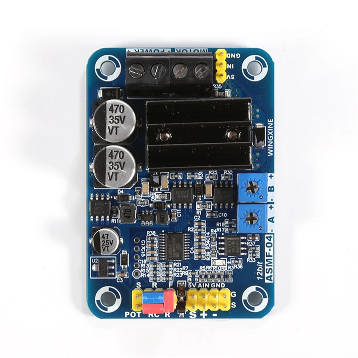 ASMF-04 Single Channel Module High Torque 500Nm Controller Servo DIY 12V to 24V Current Limit 10A ModuleCYGJ