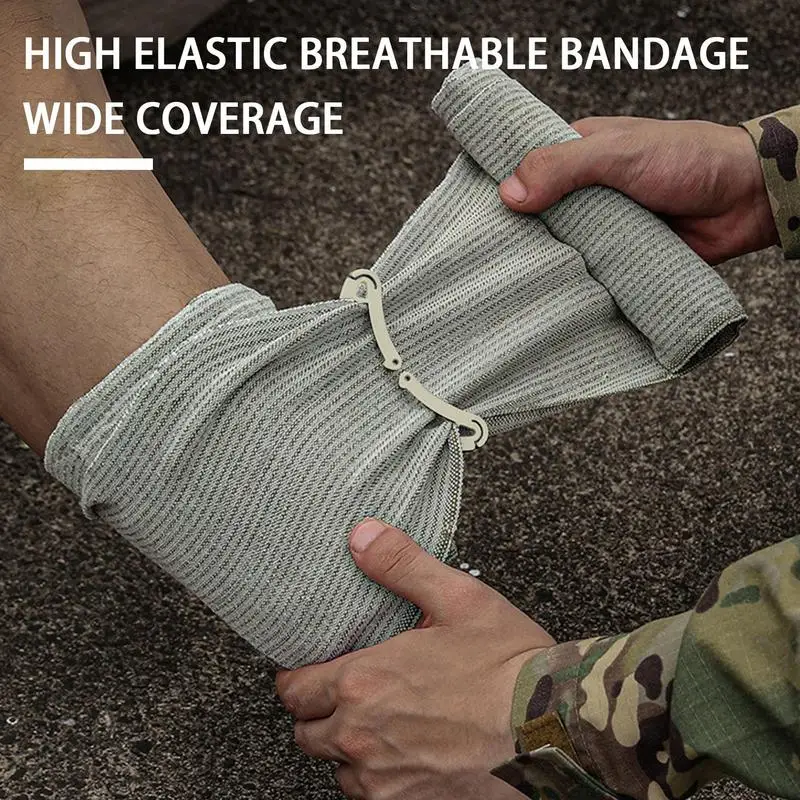 

Israeli Emergencies Bandage Wound Dressing Medicals Combat Compression Occlusion Bandage Trauma First Aids Trauma Elastic