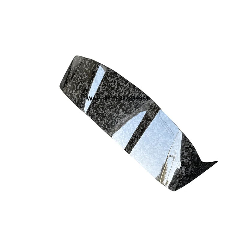 Msy Style Glossy Black Forged Carbon Fiber Car Rear Windows Roof Trunk Spoiler Wing for Rolls-Royce Cullinan