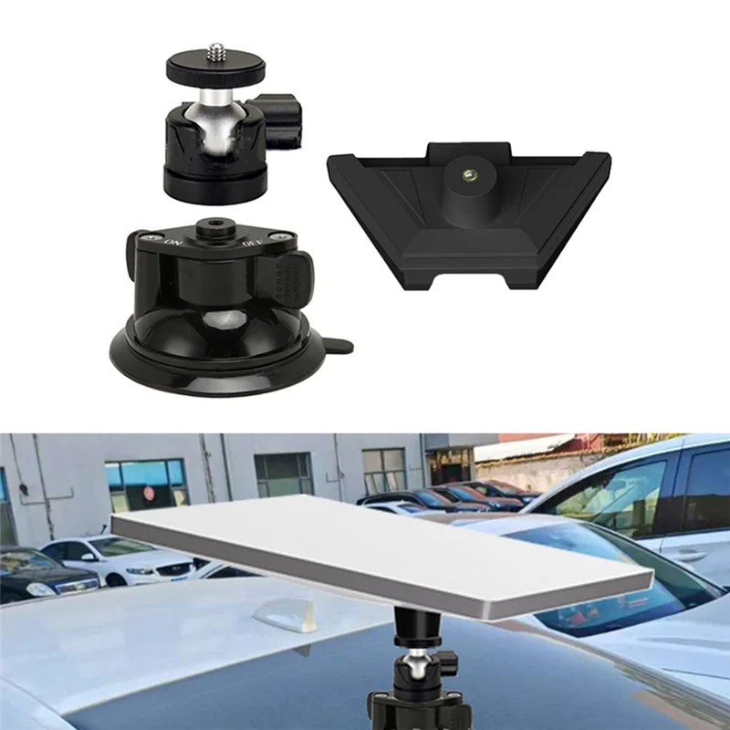 A25F-Replacement Fittings Mounting Bracket Set For Starlink For Mini Smooth RV Boat Rotatable Mounting Bracket Suction Cup 1Set