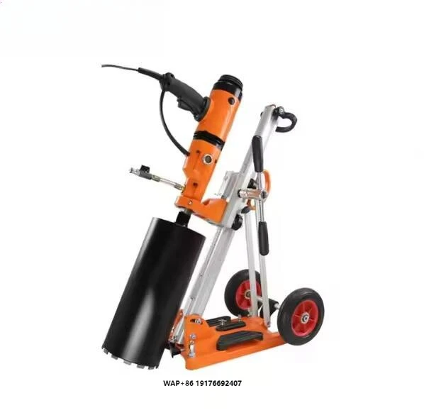 Hardware Tool Engineering New Industrial Application Concrete Dia Core Drilling Rig Power Tools with Pump Motor Gear Box Bearing