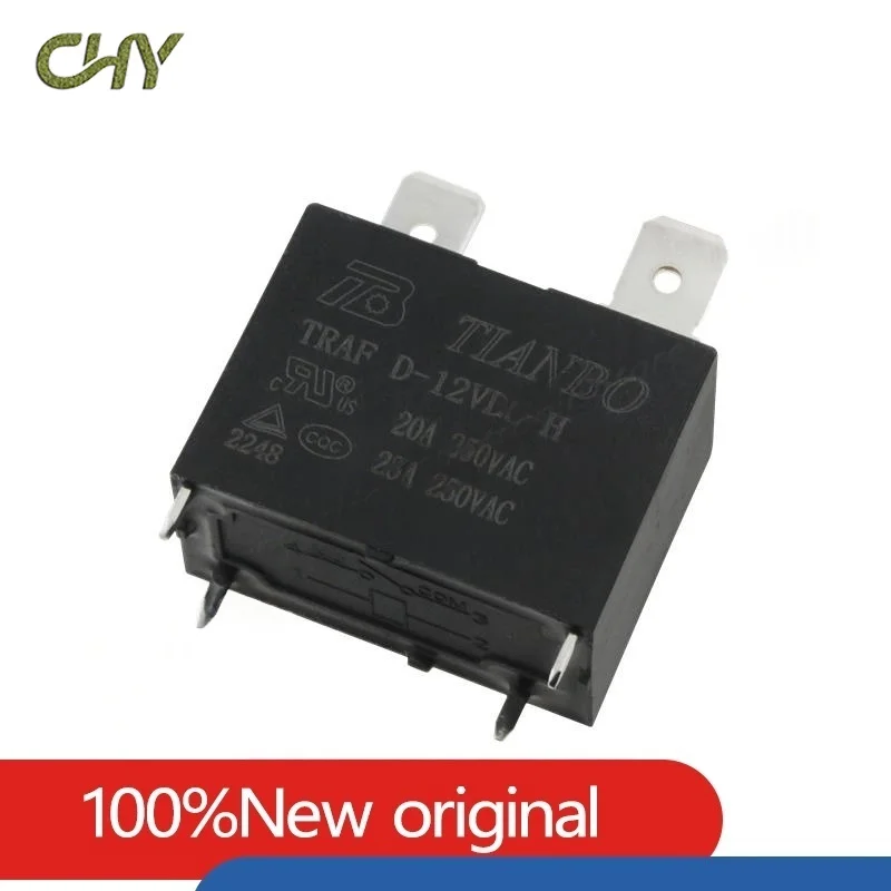 5pcs/lot New relay TRAFD-12VDC-H 12V DIP-4 Air Condition Relay 4-pin Current 25A 250VAC Replaceable HF102F-12V G4A-1A-E-12V