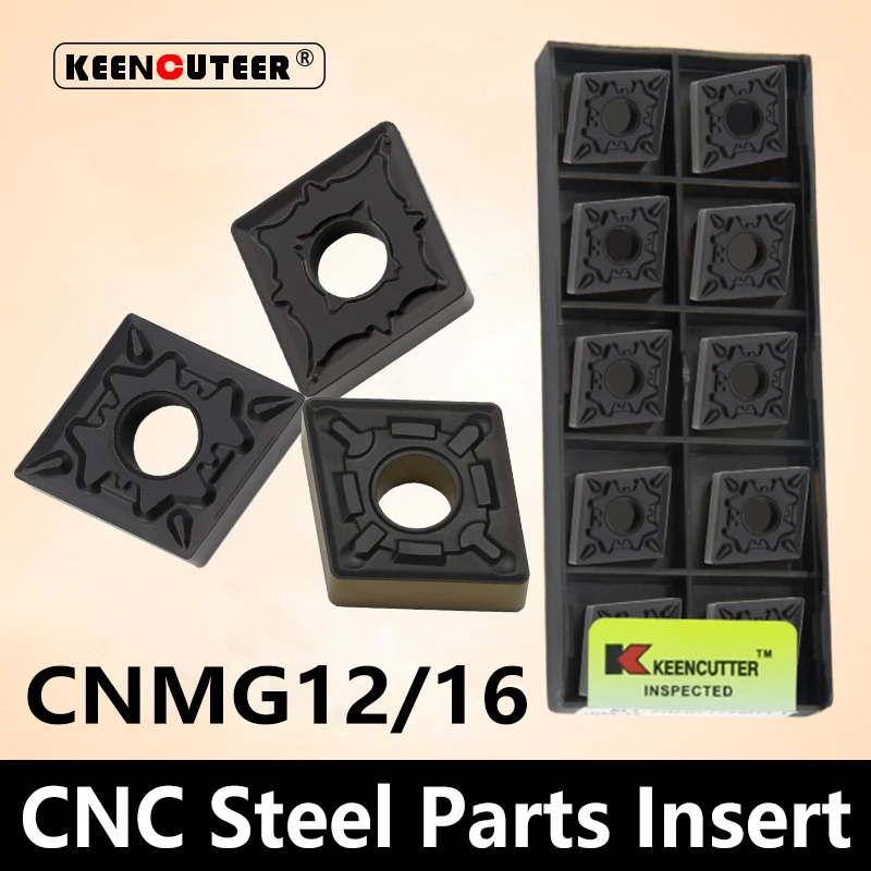 

CNMG12/16 MA/BF/PR/CQ/PM Carbide Insert for MCGNR/L CNMG Blade for Steel Cutter CNC Lathe External Turning Tool