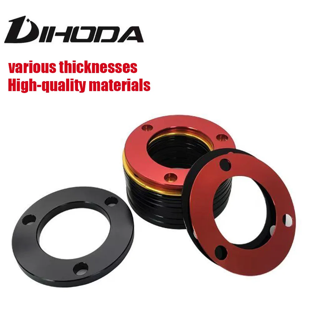 Universal 3 Hole 5.7/7.0 Pitch Aluminum Alloy Brake Disc Flange Spacer Electric Scooter Motor Centering Shim