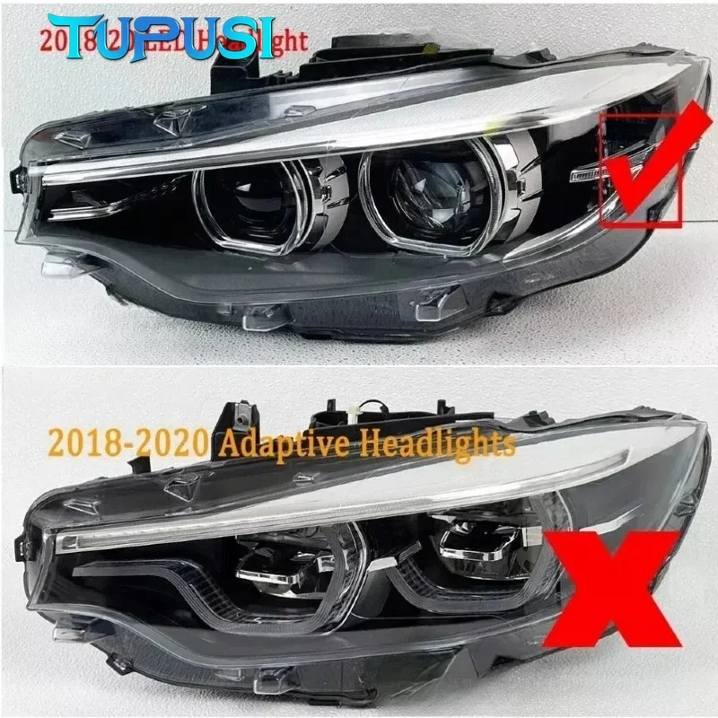 LED DRL Yellow Modules for BMW M3 M4 F36 F32 F82 F33 LCI 430i 440i 420i 2018-2020 Non-Adaptive Headlight Daytime Running Light
