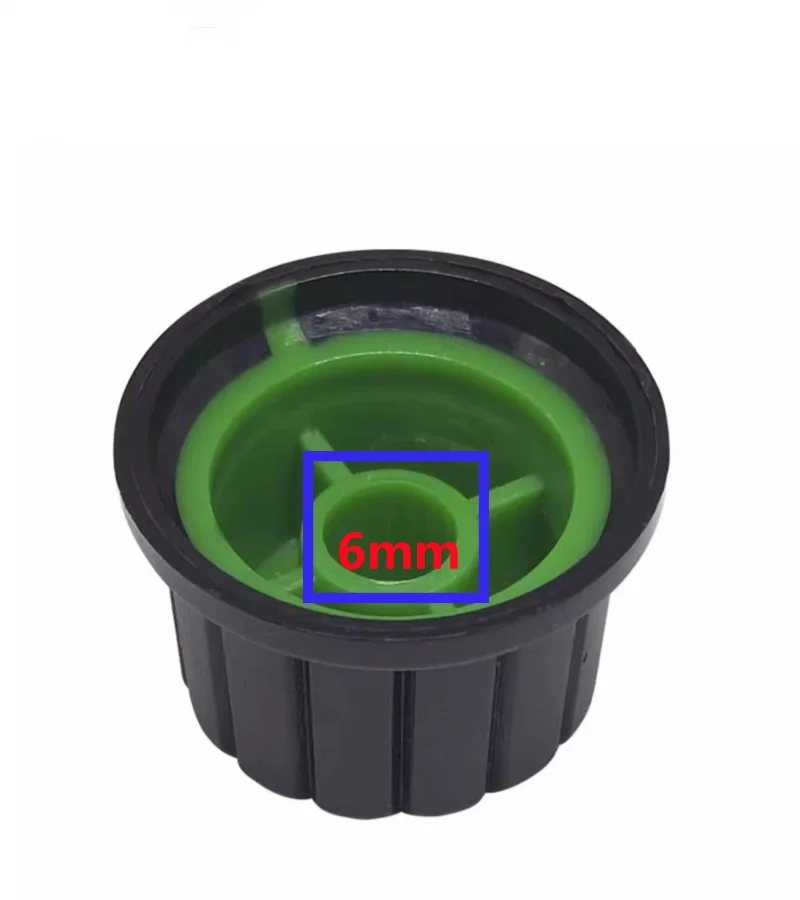 10 Stuks, Plastic Knop Dop, 24*15*6Mm, Van Toepassing Op Schacht Diameter 6Mm Potentiometer, Encoder