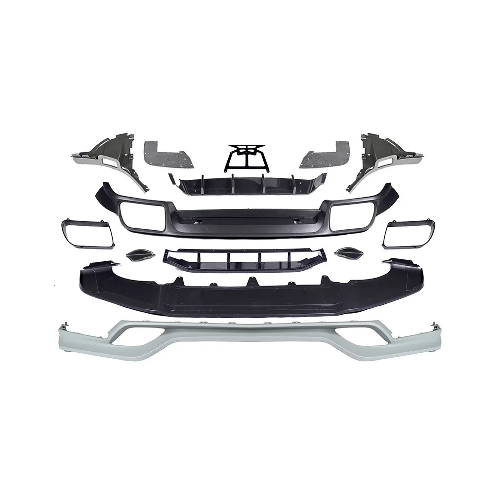 

Suitable Suitable for The 24-UP model Cayenne 9Y0.2 was upgraded to a complete set of TKT model body kits