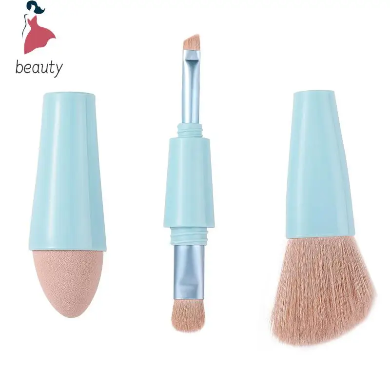 Travel Portable Multitasker Beauty Tools Cosmetics makeup brushes Set Detachable Makeup Brush Set travel Make Up Brushes