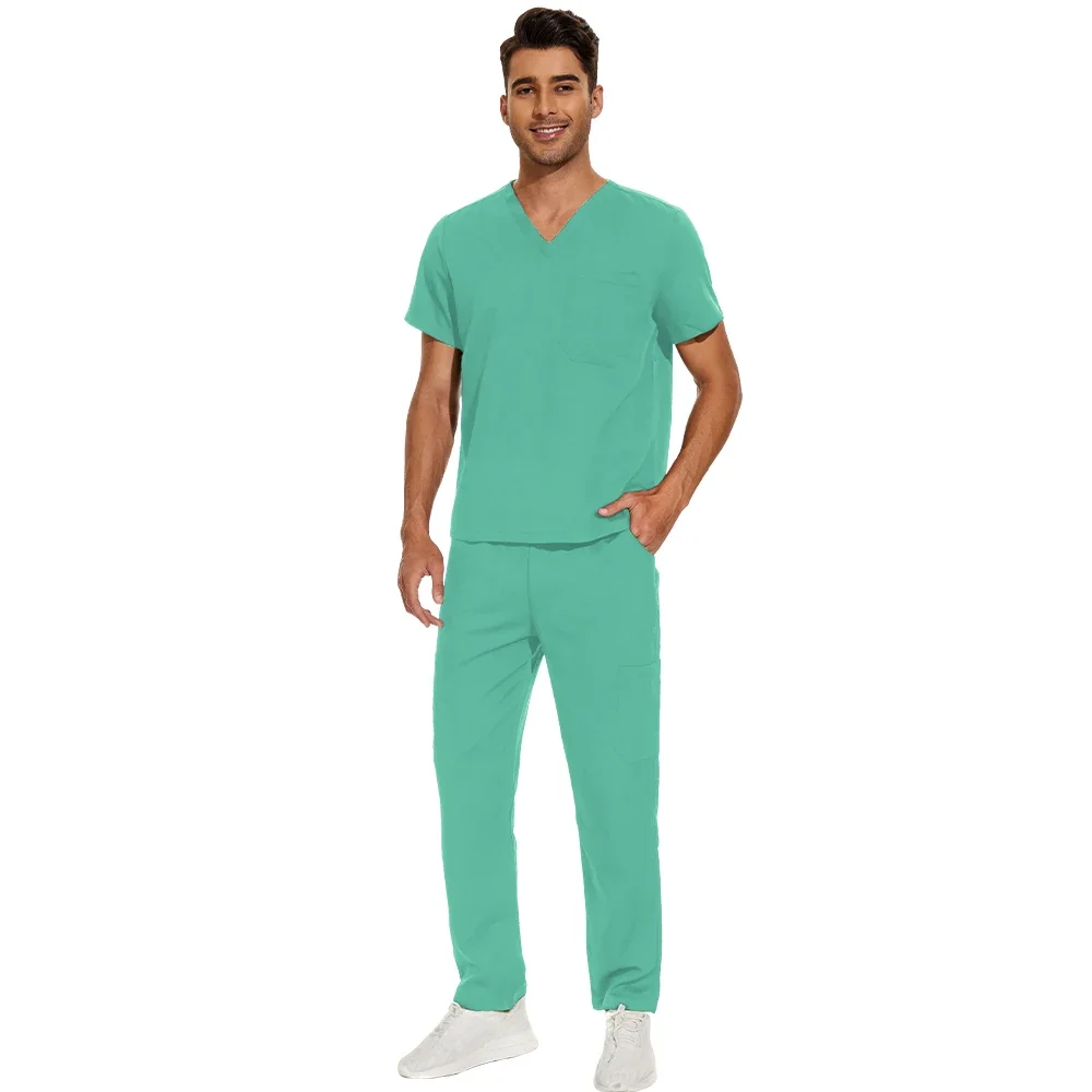 Uniforme de trabajo de dentista para hombres y mujeres, trajes de enfermera, médicos, ropa de trabajo de Hospital