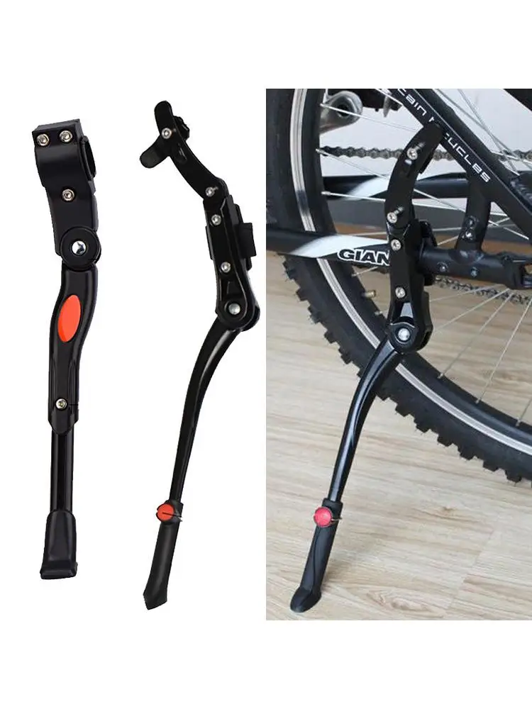 AliExpress NONE MTB Road Bicycle Kick Stand Aluminum Kickstand 24/26/27.5/29/700C Adjustable Mountain Bike Support Side Rear Parking Rack