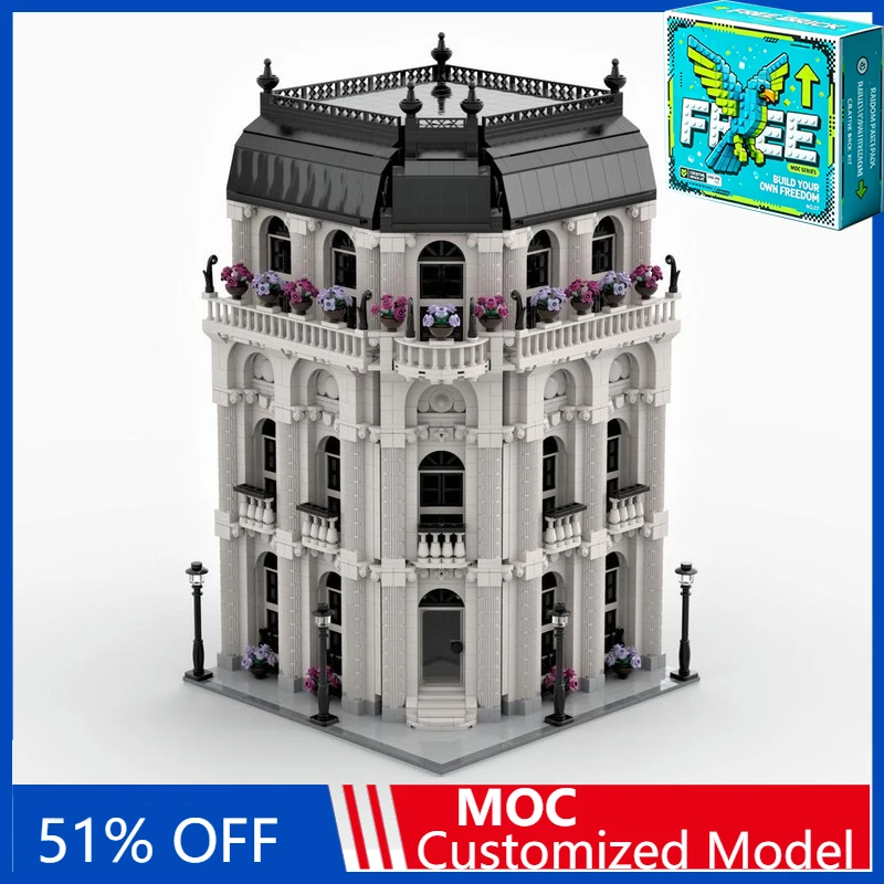 2788PCS Modular House Building Model MOC Puzzle Modern City Home Architecture DIY Assembly Building Blocks Creative Gift Set