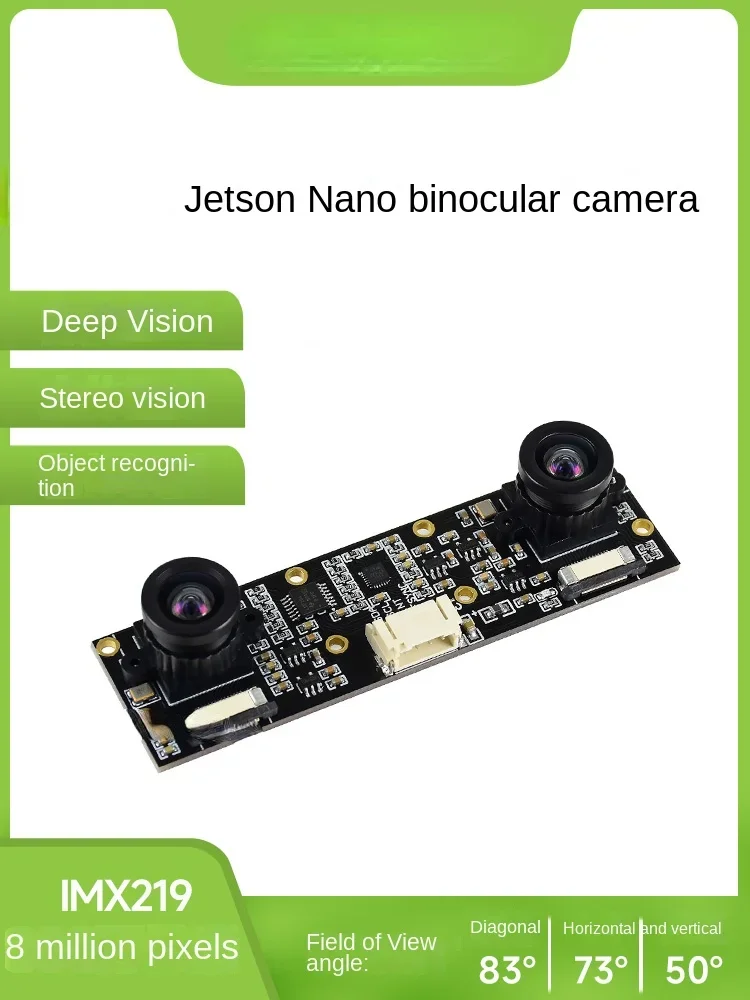 

FOR jetson nano up to binocular camera IMX219 AI vision application