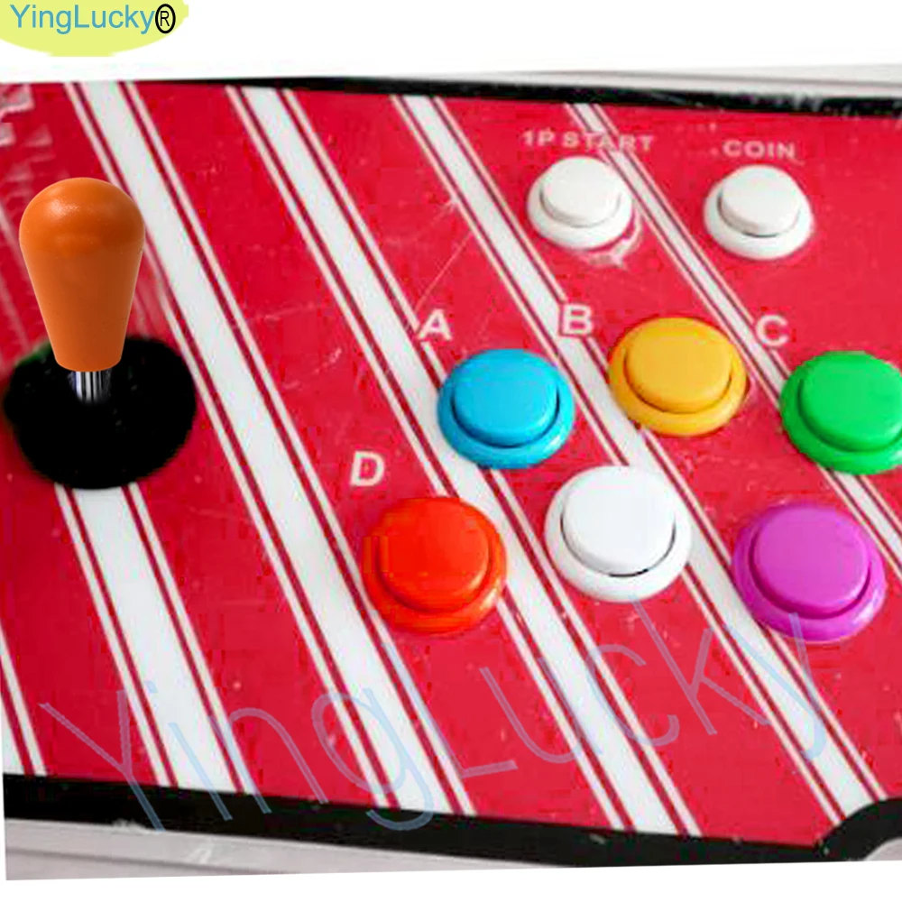 مفتاح زر ضغط لعبة أركيد، نسخة، سانوا، OBSF، وحدة تحكم Hitbox، أجزاء الكرة والدبابيس Neo Geo DIY، 30 مم، 24 مم، 200 قطعة #3