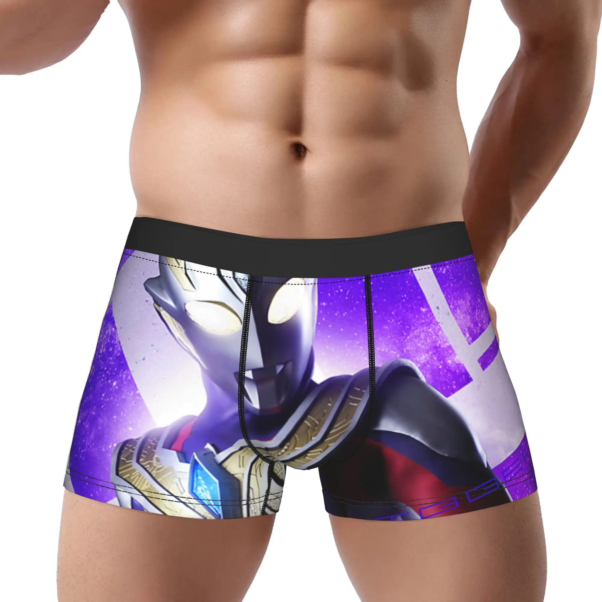 

Боксеры ULTRAMAN TRIGGER NEW GENERATION ULTRAMAN, дышащие трусы, мужское нижнее белье, вентилируемые шорты, боксеры-брифы