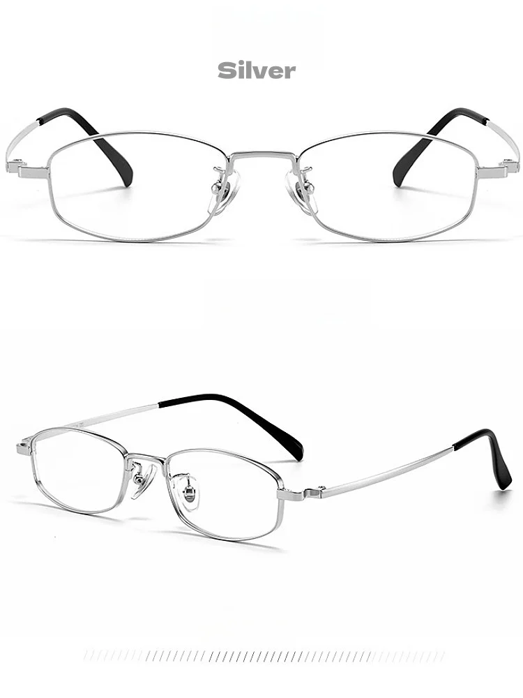 Ultraleichte Titan kleine Rahmen hochwertige Männer und Frauen Brille Rahmen Licht Luxus optische Brille Rahmen g2449 – Detail 11
