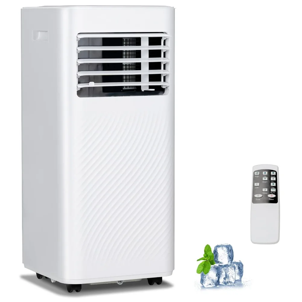 8000 BTU Portable Air Conditioner, 3 in 1 AC Cooling Unit with Remote Control, Window Kit, Personal AC Unit for Bedroom