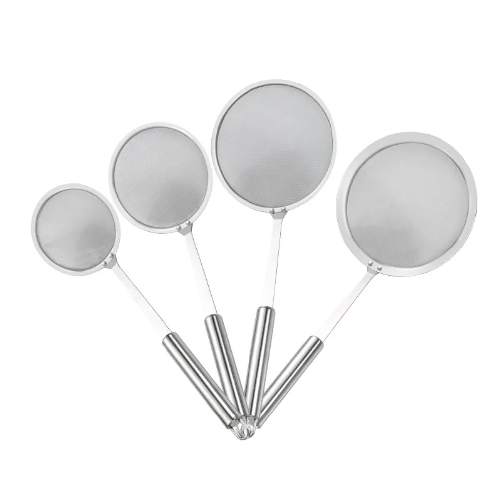 304 Stainless Steel Japanese Hot Pot Filter Mesh Percolator Soup Skimmer Spoon Fried Food Net Strainer Oil Skim Grease Foam