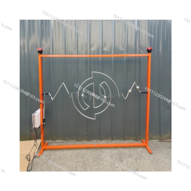 

Карнавальная гигантская детская игра, киоски, устойчивая ручная работа, шоковая реакция, лабиринт, игра Buzz Wire для взрослых