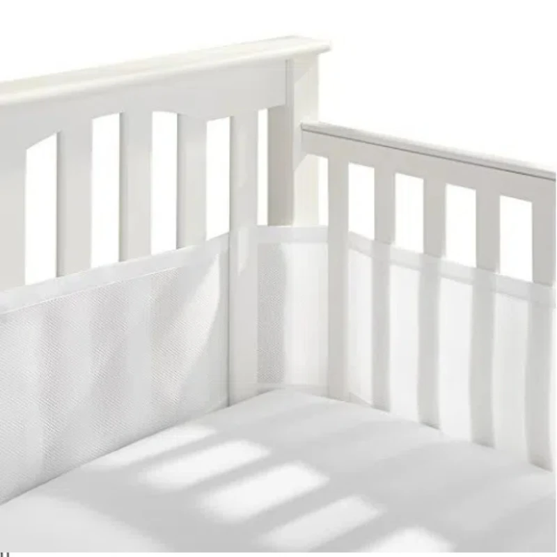 Summer Infant Bedding Newborn Bed Around Protector Baby Mesh Crib Bumper Liner Breathable Detachable and washable