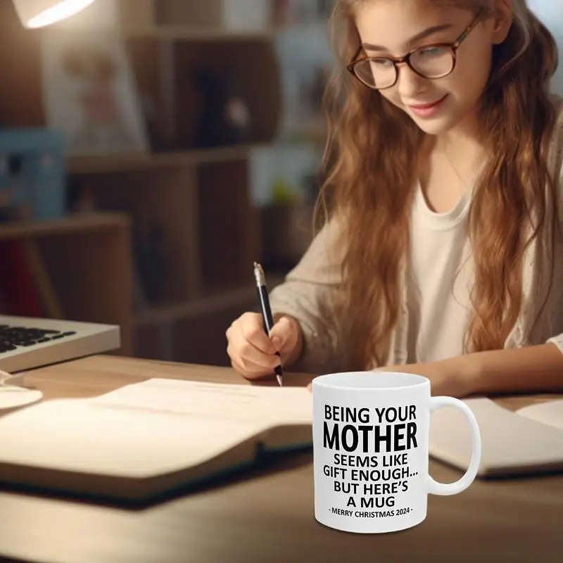 Mother in Law Coffee Mugs Practical Ceramic Tea Cups Travel Coffee Mug Coffee Tumbler Cup Creative Porcelain Tea Mug for Coffee